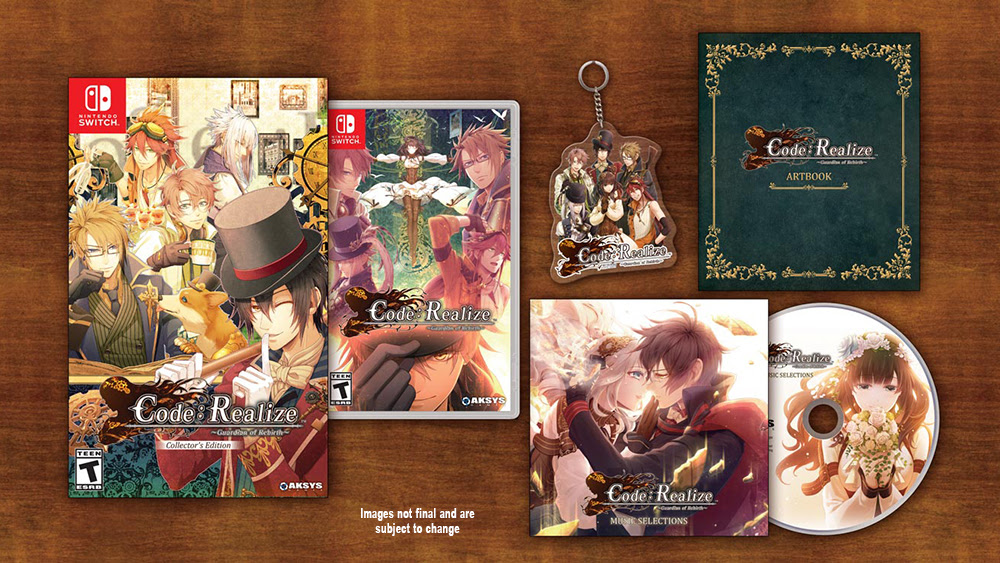 Code: Realize ~Guardian of Rebirth~ Now Available on Nintendo | Aksys Games Localization, Inc. | Official Site